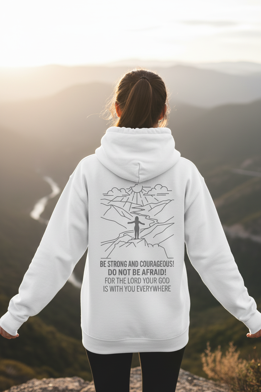Be Strong and Courageous Hoodie