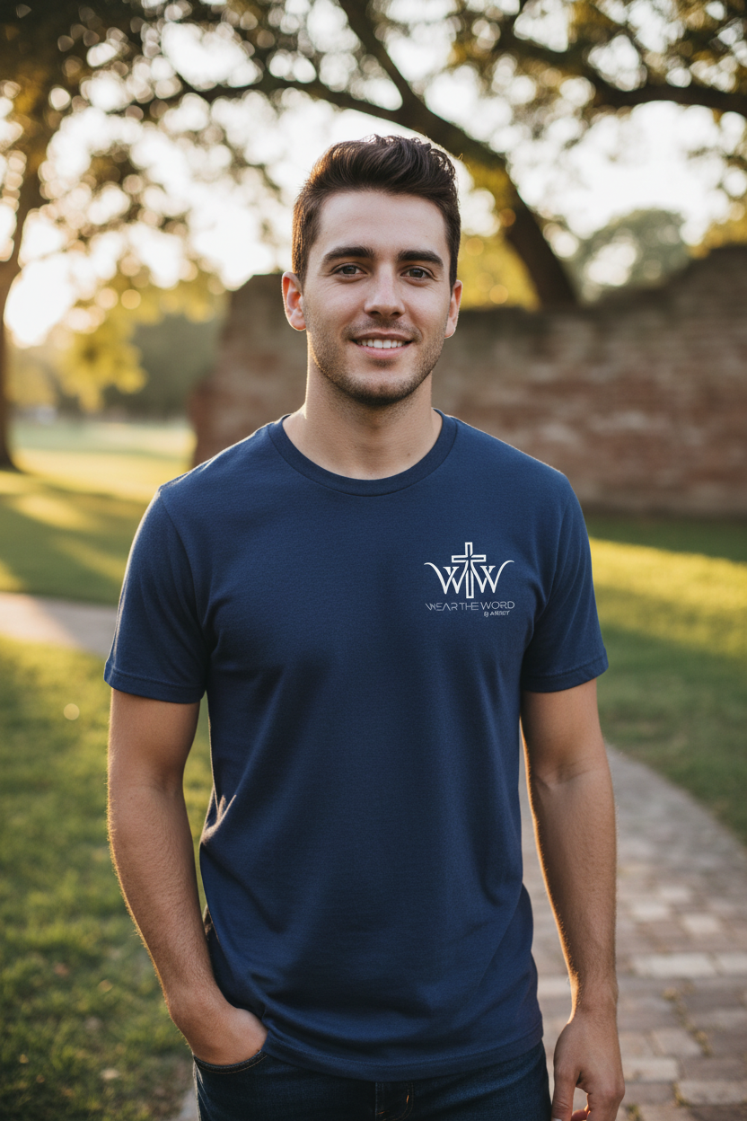 Be Strong and Courageous T-skjorte