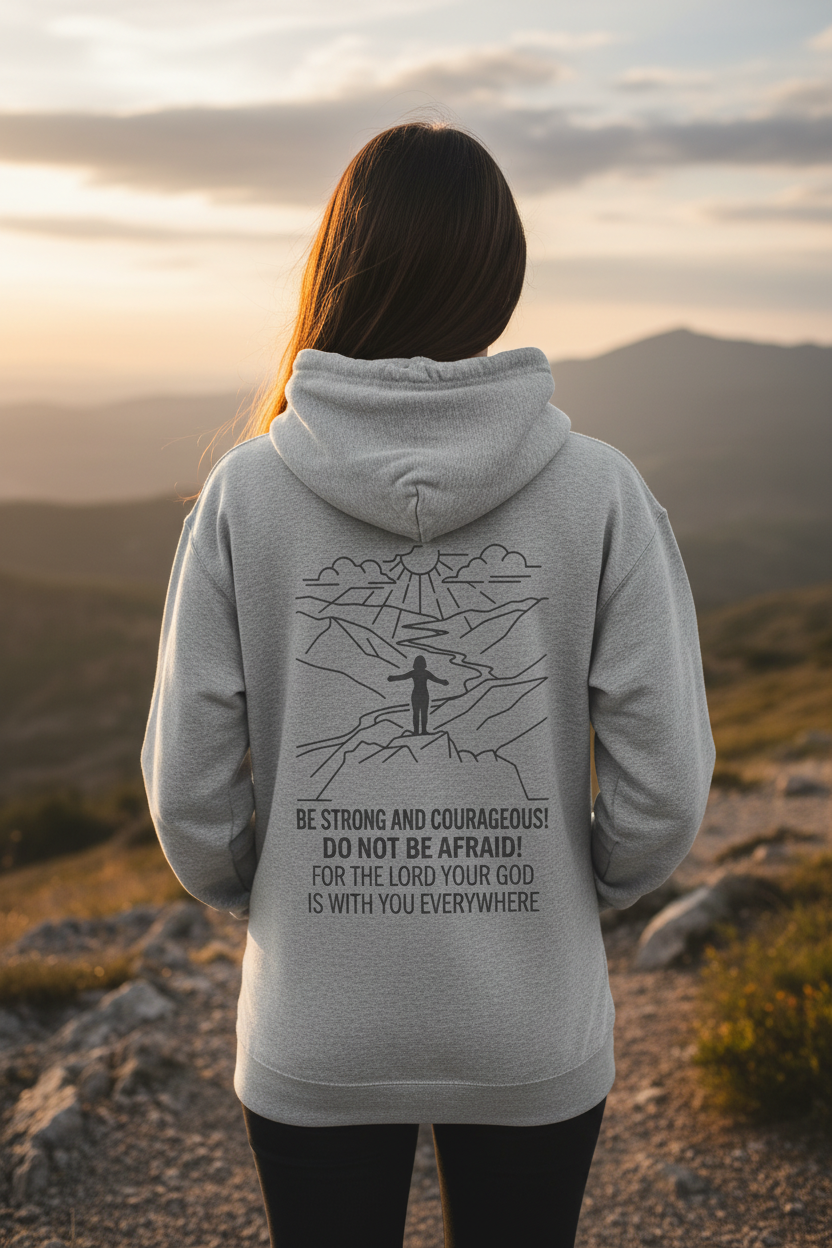 Be Strong and Courageous Hoodie