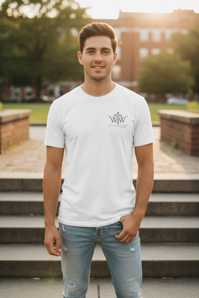 Be Strong and Courageous T-skjorte