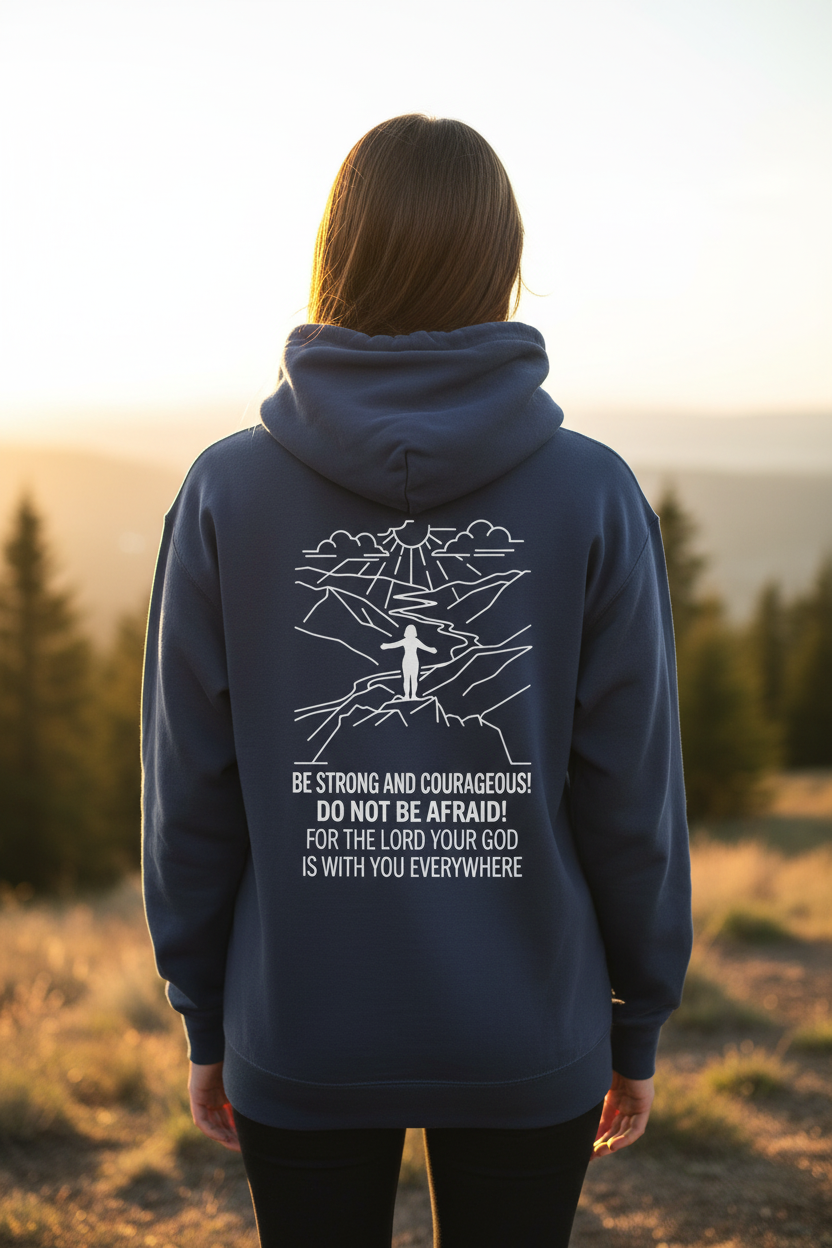Be Strong and Courageous Hoodie