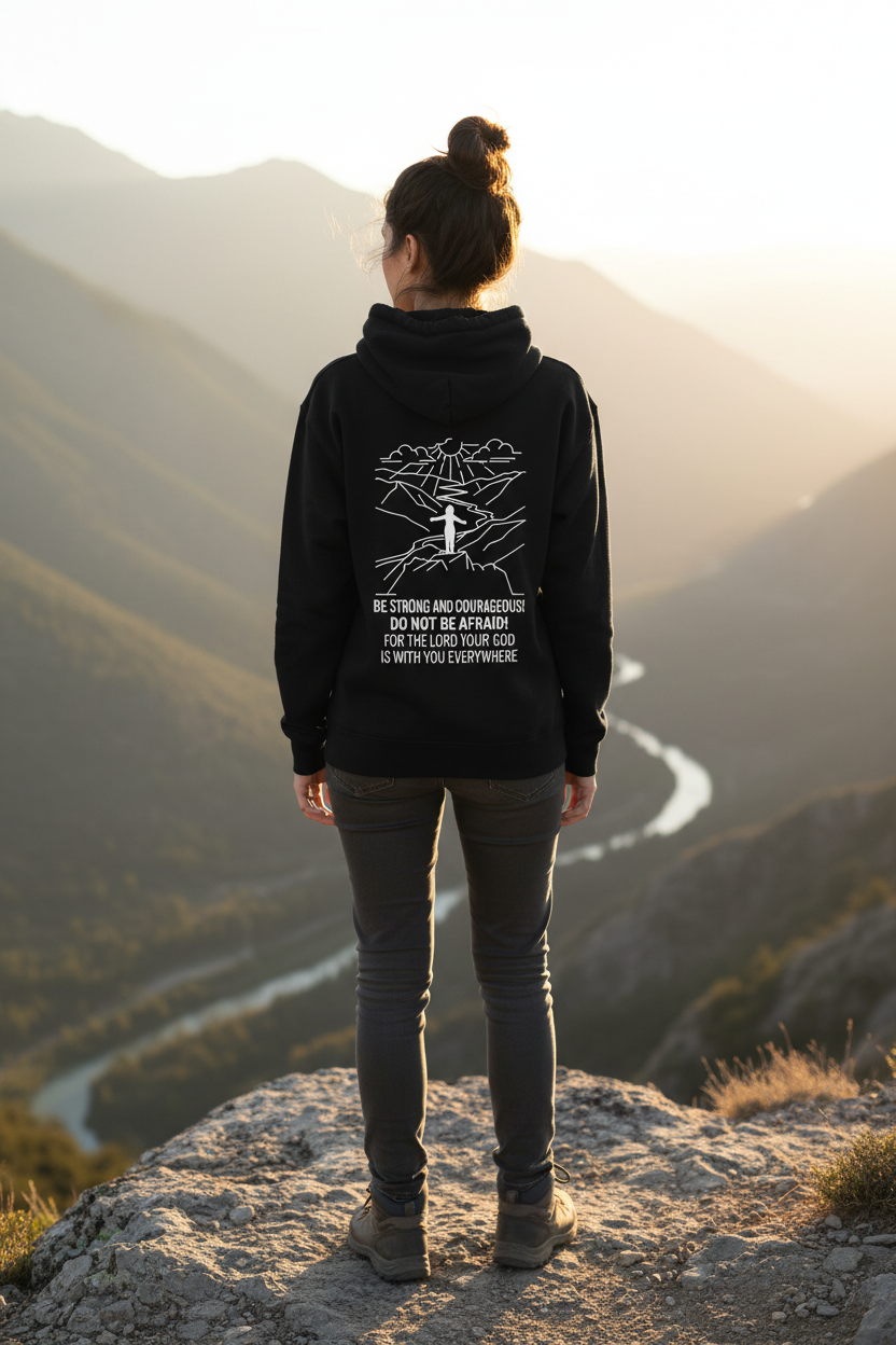 Be Strong and Courageous Hoodie