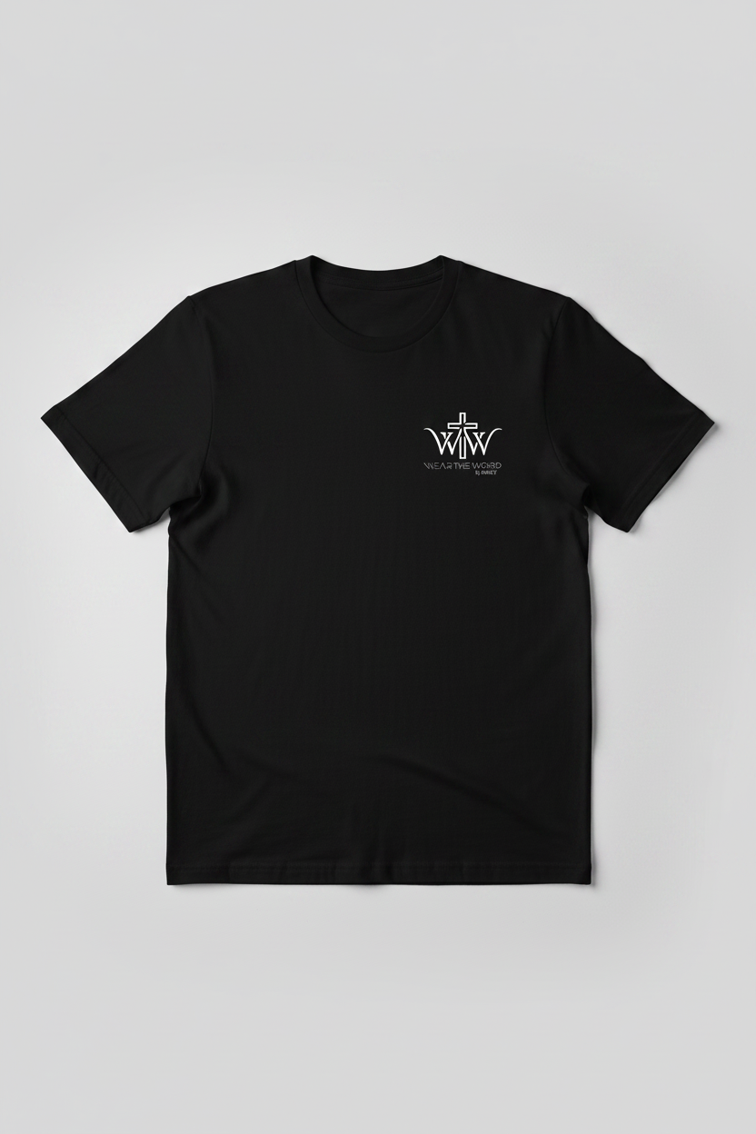 Wear the Word T-Skjorte sort forside